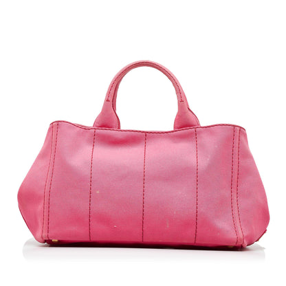 Prada Canapa Logo Satchel (SHG-3dZDAv)