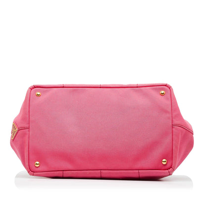 Prada Canapa Logo Satchel (SHG-3dZDAv)