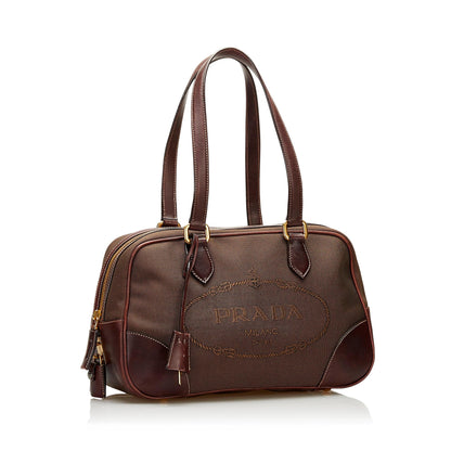 Prada Canapa Logo Shoulder Bag (SHG-35847)