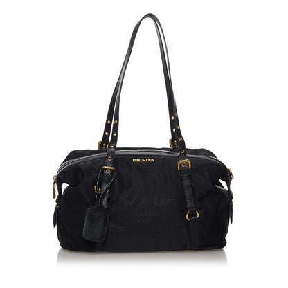 Prada Canapa Logo Tessuto Shoulder Bag (SHG-29804)