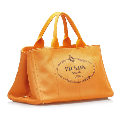 Prada Canapa Logo Tote (SHG-36489)