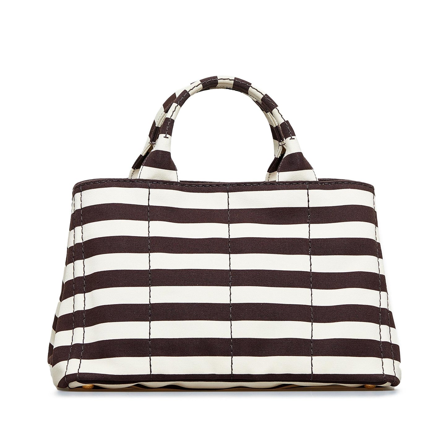 Prada Canapa Righe Satchel (SHG-GLNjBC)