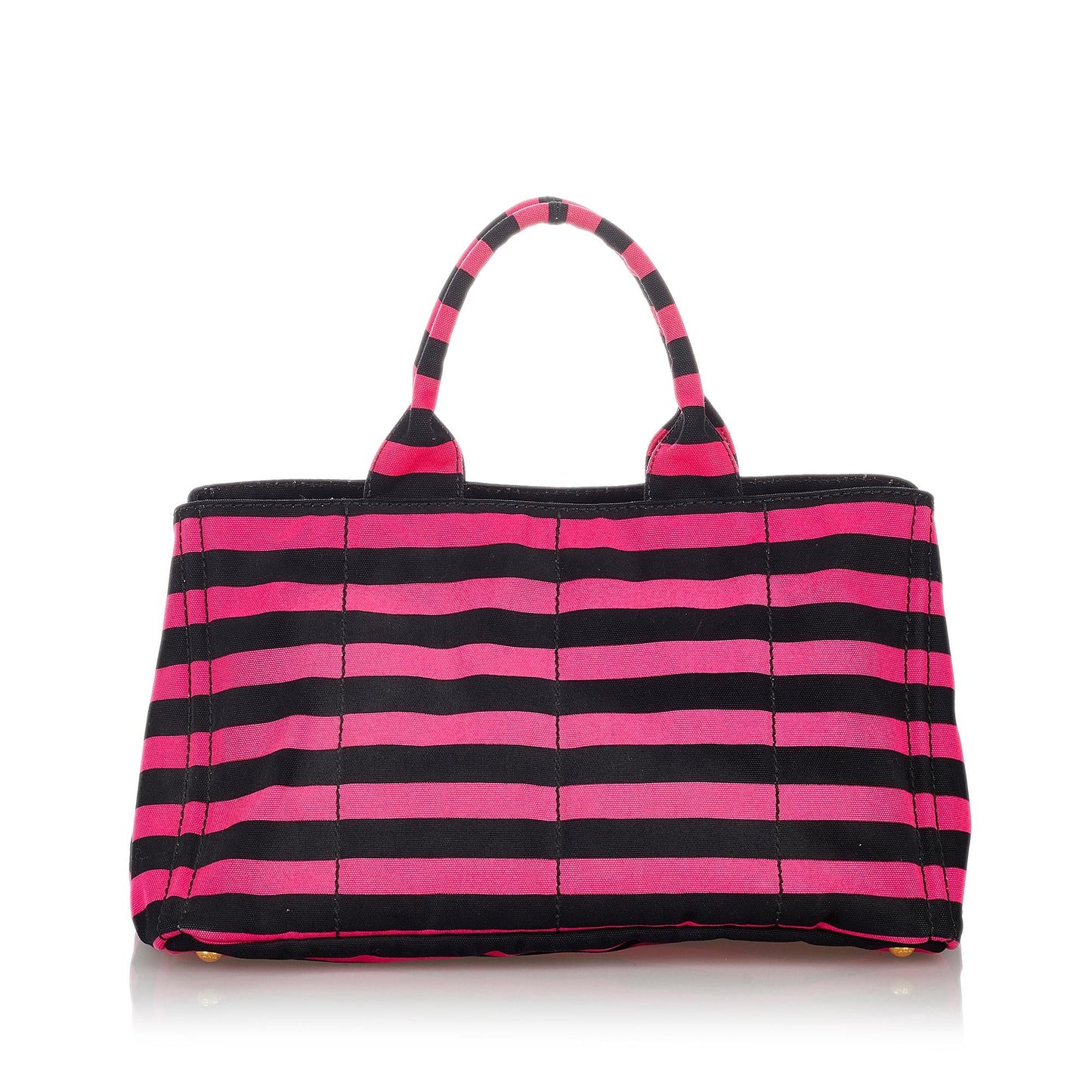 Prada Canapa Righe Stripe Tote Bag (SHG-27071)