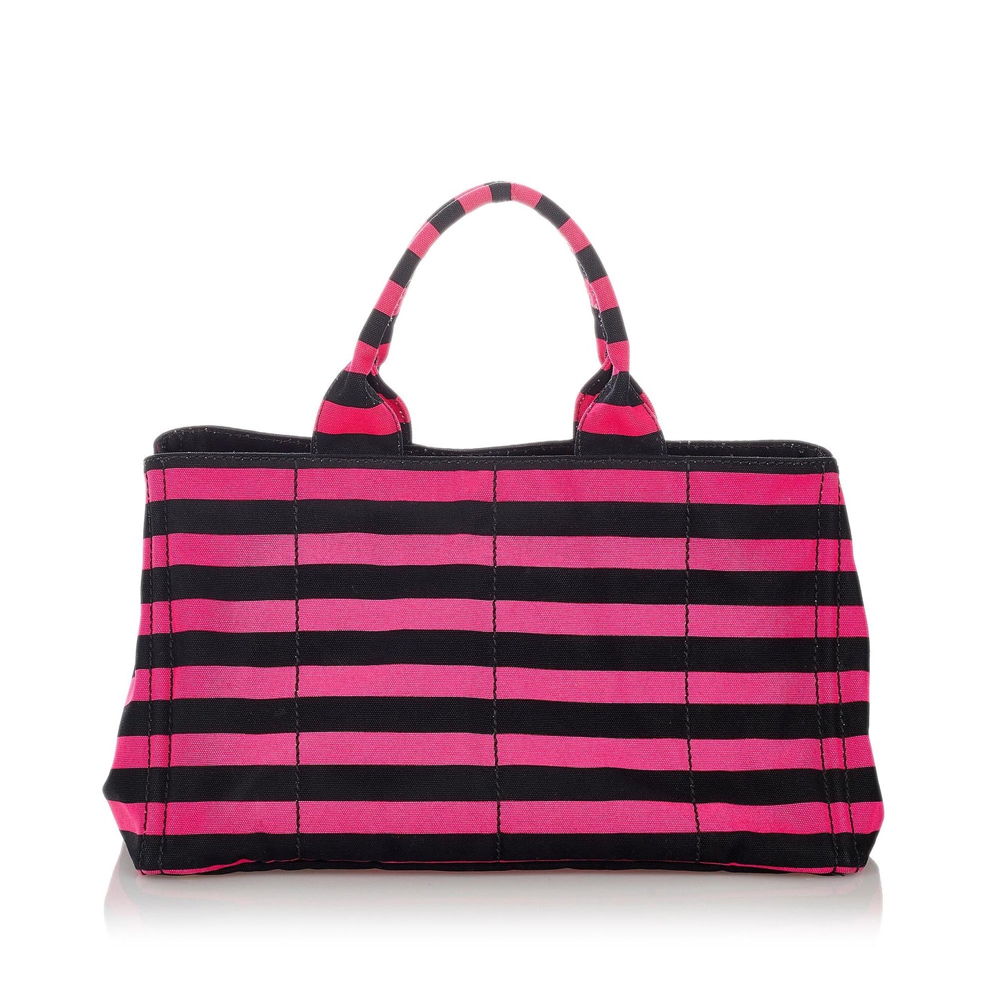 Prada Canapa Righe Stripe Tote Bag (SHG-27071)