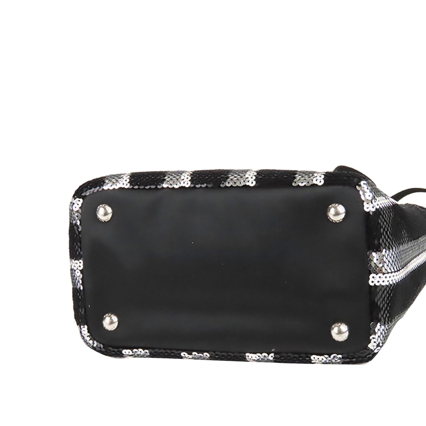 Prada Canapa Sequined Satchel (SHG-22063)