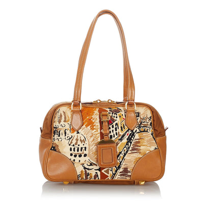 Prada Canapa St. Venezia Shoulder Bag (SHG-27036)
