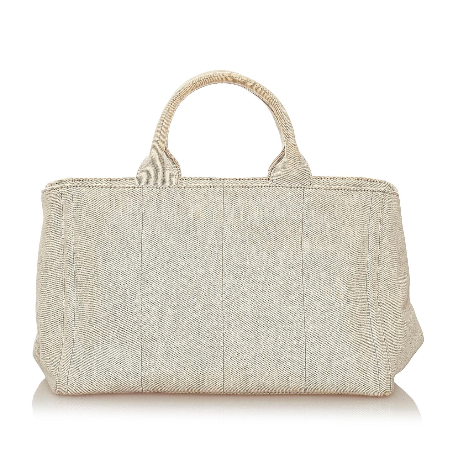 Prada Canapa Studded Canvas Satchel (SHG-28075)