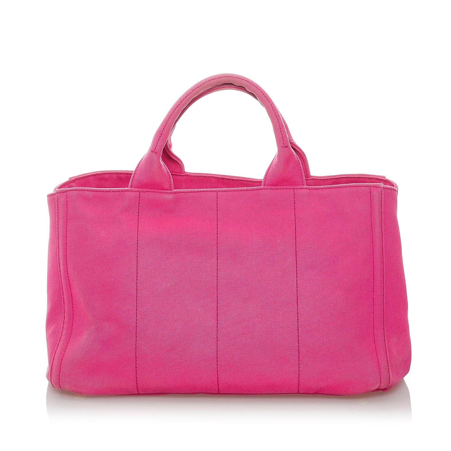 Prada Canapa Studded Canvas Satchel (SHG-30405)