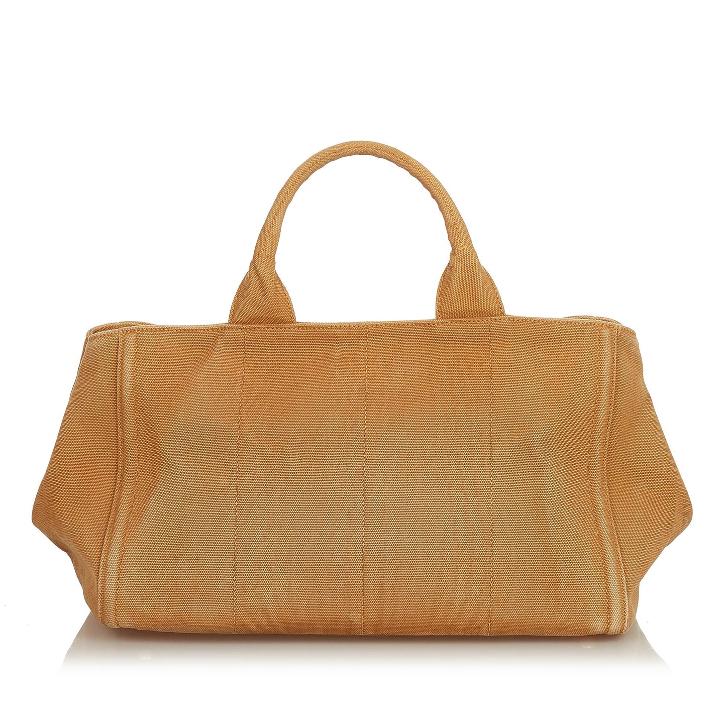 Prada Canapa Studded Canvas Tote Bag (SHG-26057)