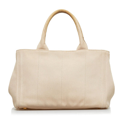 Prada Canapa Studded Satchel (SHG-LMdh5t)