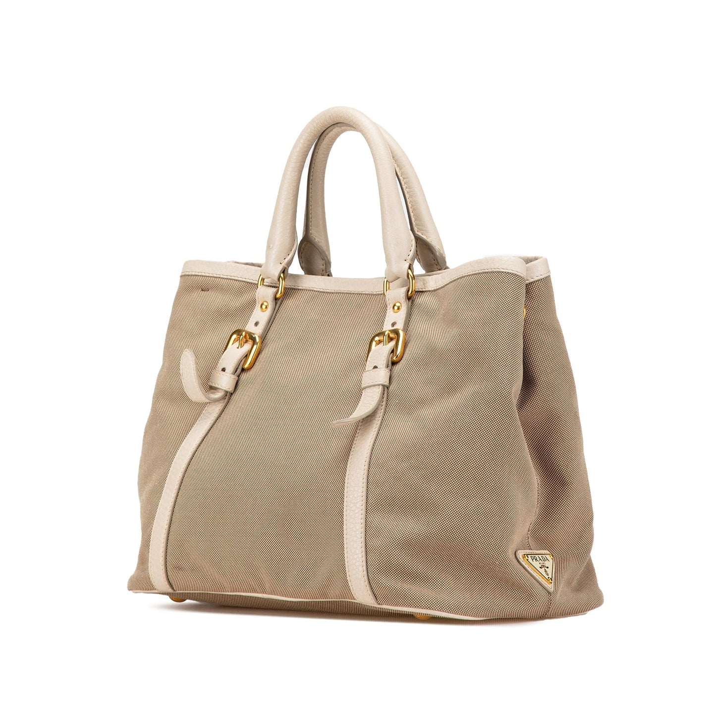 Prada Canvas Canapa Logo Satchel (SHG-Haws7D)