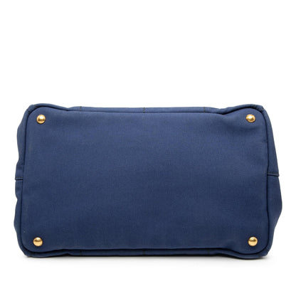 Prada Canvas Canapa Logo Tote