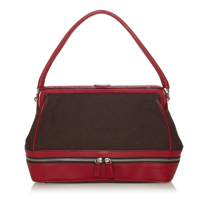 Prada Canvas Handbag (SHG-27631)