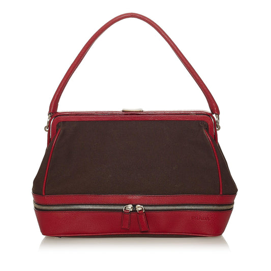 Prada Canvas Handbag (SHG-27631)