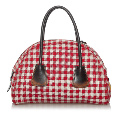 Prada Canvas Handbag (SHG-33745)