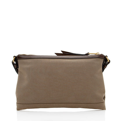 Prada Canvas Jacquard Logo Crossbody Bag (SHF-18477)