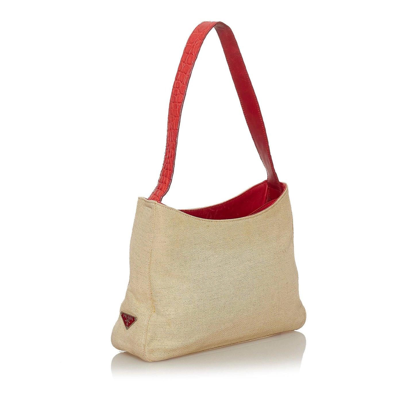 Prada Canvas Shoulder Bag (SHG-28738)