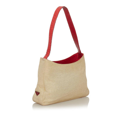 Prada Canvas Shoulder Bag (SHG-28738)