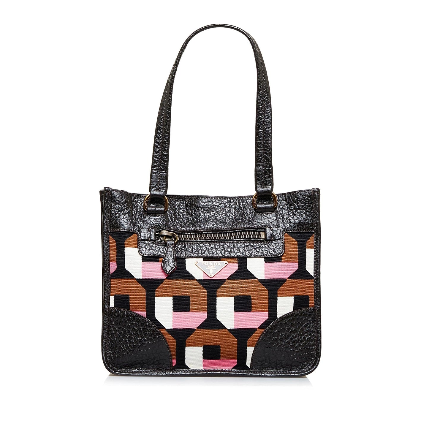 Prada Canvas Shoulder Bag (SHG-FqDrNL)