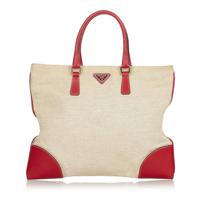 Prada Canvas Tote Bag (SHG-24828)