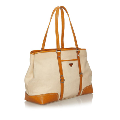 Prada Canvas Tote Bag (SHG-28735)