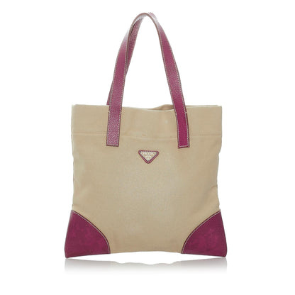 Prada Canvas Tote Bag (SHG-32110)