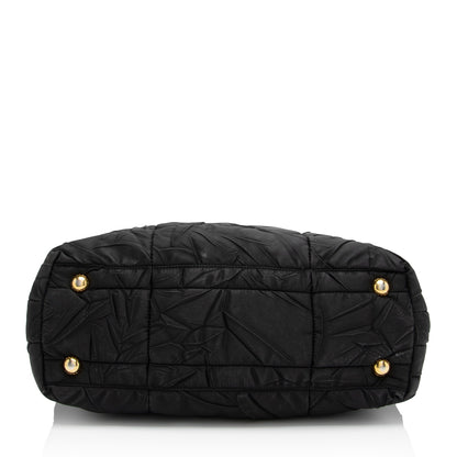Prada Chevron Quilted Tessuto Convertible Large Tote (SHF-23247)