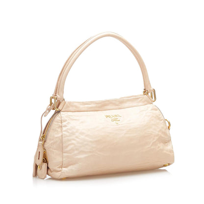 Prada Cipria Craquele Leather Handbag (SHG-16169)