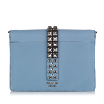 Prada City Calf & Saffiano Elektra Crossbody Bag (SHG-35849)