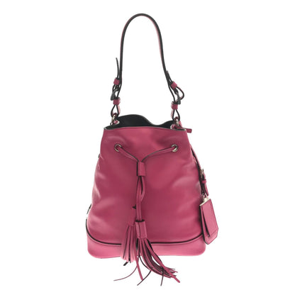 Prada Convertible Drawstring Leather Bucket Bag (SHG-zCbWzU)