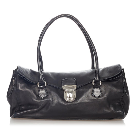 Prada Easy Leather Shoulder Bag (SHG-23590)