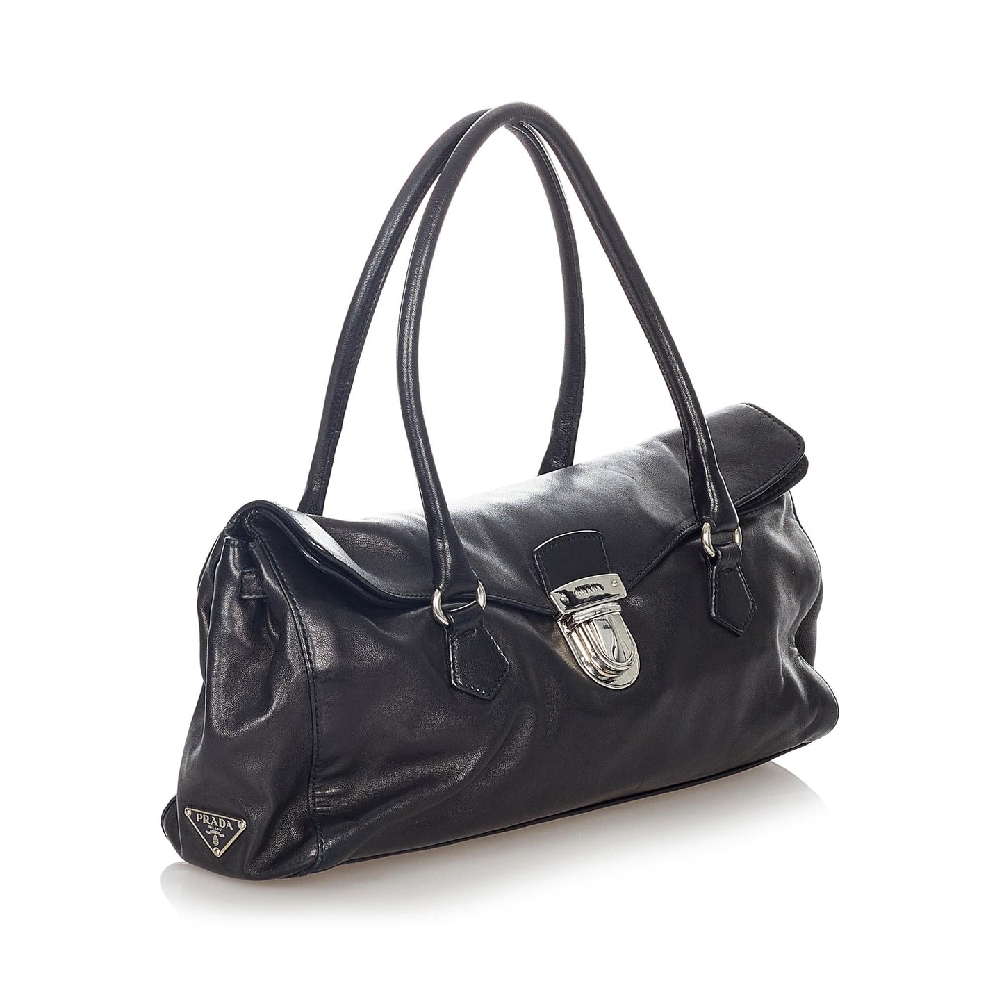 Prada Easy Leather Shoulder Bag (SHG-23590)