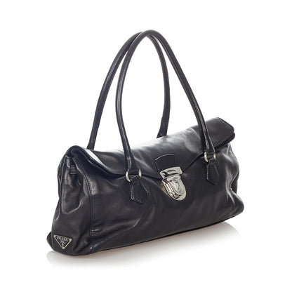 Prada Easy Leather Shoulder Bag (SHG-23590)