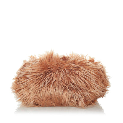 Prada Eco Kidassia Faux Fur Garden Handbag (SHG-30403)