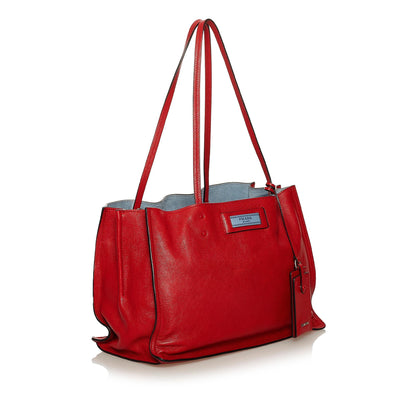 Prada Etiquette Leather Tote Bag (SHG-29029)