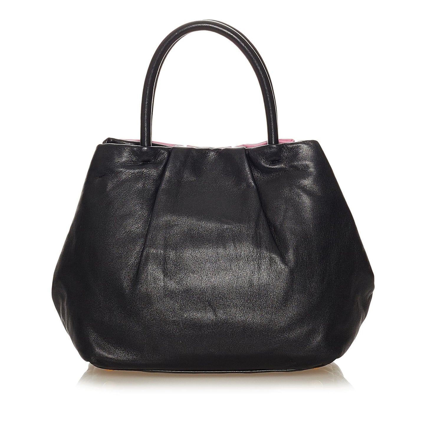 Prada Fiocco Bow Leather Satchel (SHG-27308)