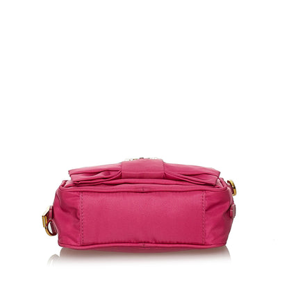 Prada Fiocco Bow Tessuto Crossbody Bag (SHG-28658)