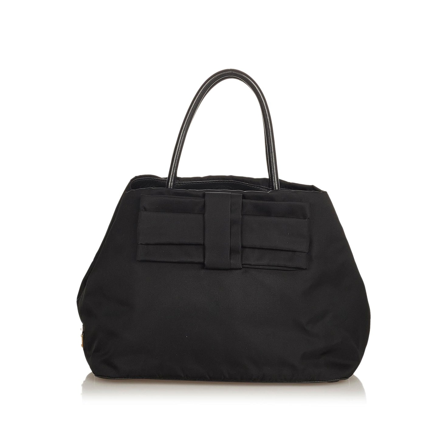 Prada Fiocco Bow Tessuto Tote Bag (SHG-25824)
