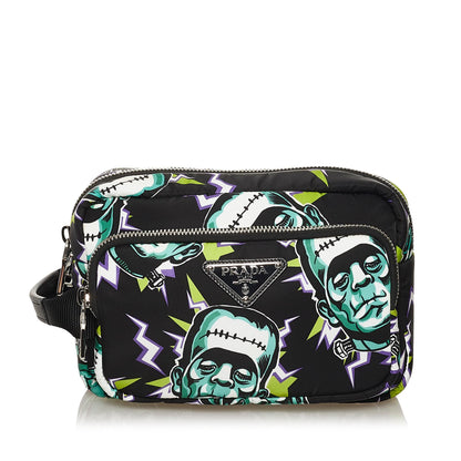 Prada Frankenstein Harness Belt Bag Printed Tessuto (SHG-35030)