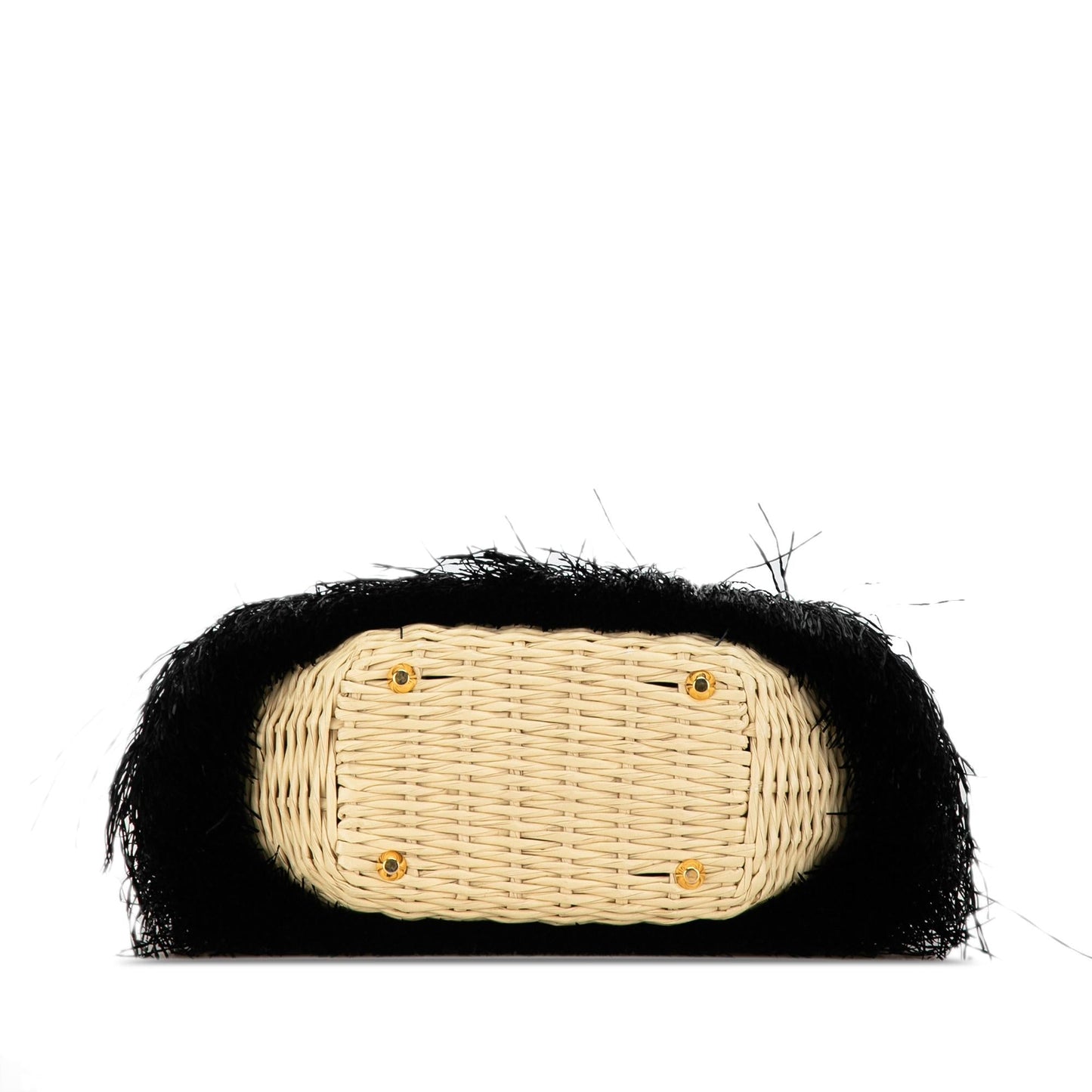 Prada Fringed Raffia Satchel (SHG-ZpbKCh)