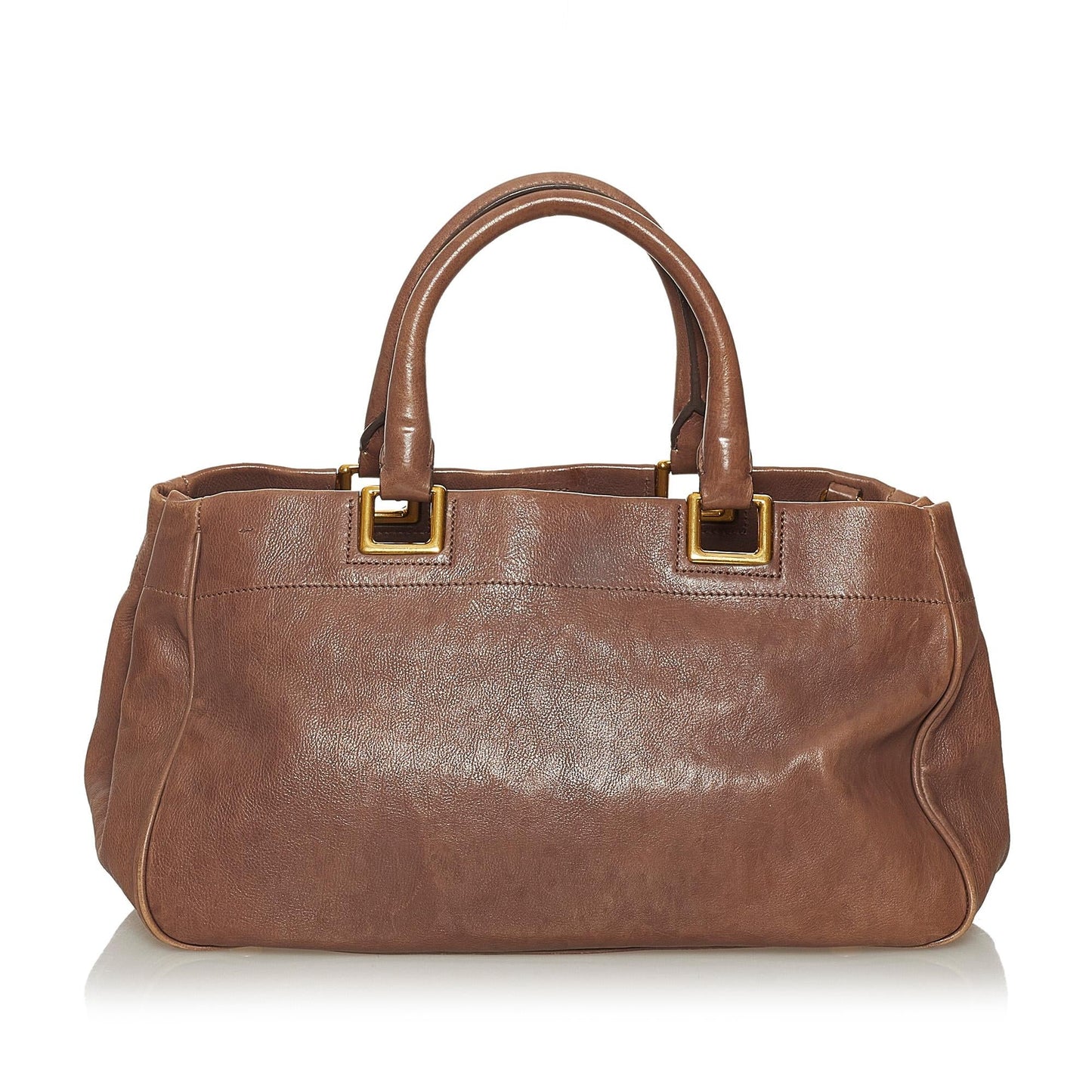 Prada Glace Calf Leather Satchel (SHG-29092)