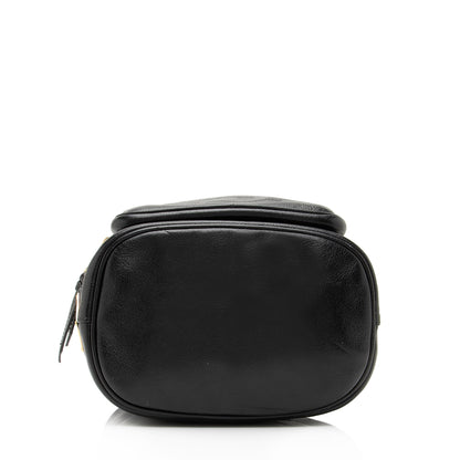 Prada Glace Calf Logo Secchiello Mini Bucket Bag (SHF-23357)