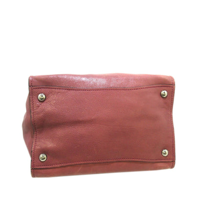 Prada Glace Calf Twin Pocket Leather Handbag (SHG-37594)