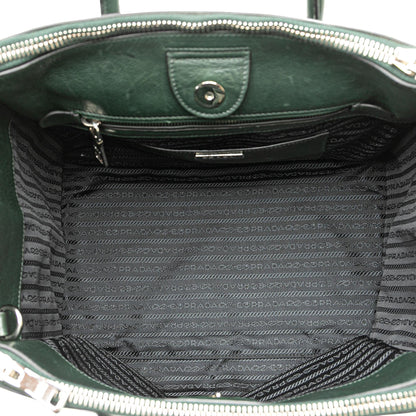 Prada Glace Calf Twin Pocket Satchel