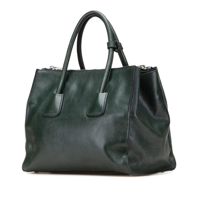 Prada Glace Calf Twin Pocket Satchel