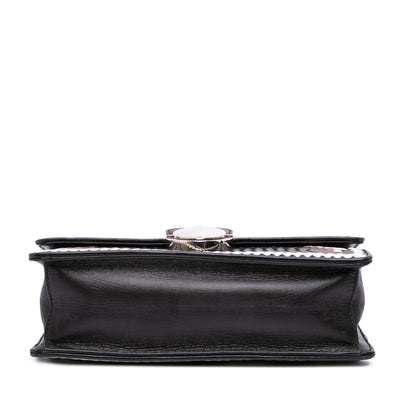 Prada Goatskin Woven Madras Crossbody