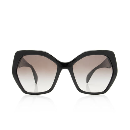 Prada Heritage Oversized Geometric Sunglasses (SHF-HHM0kE)