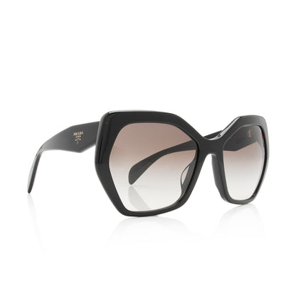 Prada Heritage Oversized Geometric Sunglasses (SHF-HHM0kE)