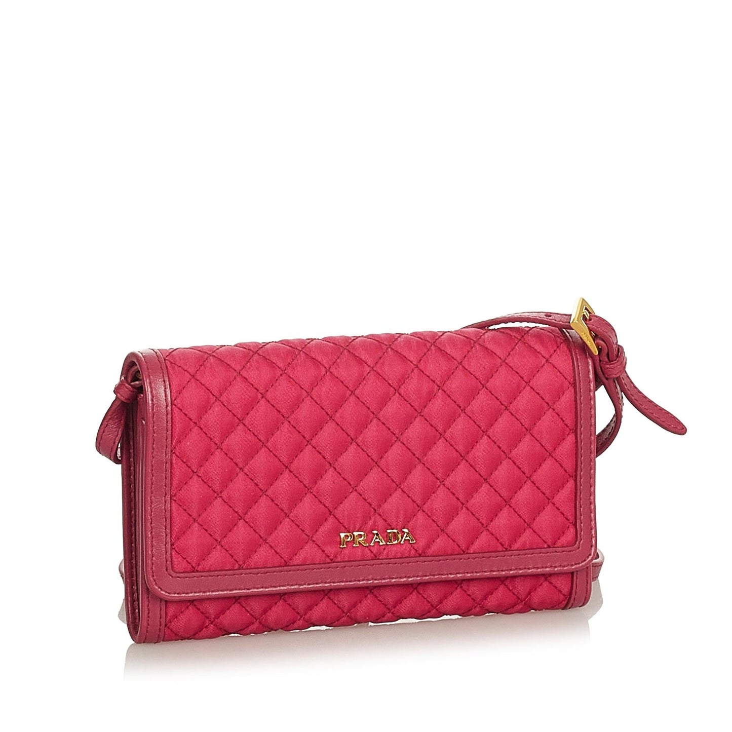 Prada Impuntu Tessuto Wallet on Strap (SHG-26595)