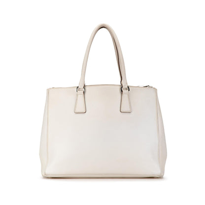 Prada Large City Calfskin Galleria Double Zip Satchel (SHG-IMoG4x)